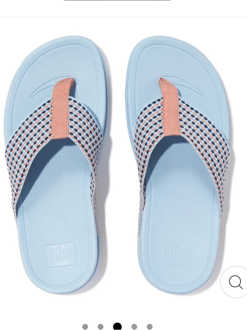 FITFLOP Surf A Fabric Toe Post Mule
